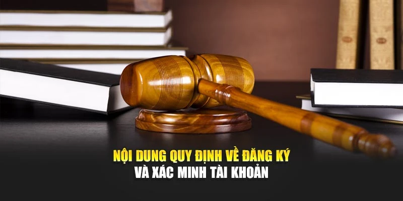 Nội dung quy định về đăng ký và xác minh tài khoản